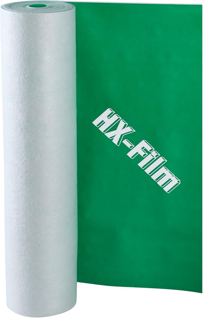 39" x 50' Heavy-Duty Floor Protection | Construction Grade Carpet Protector | Drop Cloth Plastic Film for Hardwood Floors | Waterproof Painters Covering with No Residue (Green)