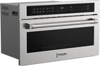 Thor Kitchen 30 Inch Built-In Air Fry Microwave Oven with Drop-Down Door