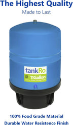 – RO Water Filtration System Expansion Tank – 11 Gallon Water Tank – Large Reverse Osmosis Water Storage Pressure Tank