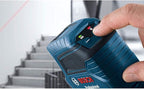 Bosch GLL75-40G Outdoor Self Leveling Cross Line Laser Level [75 FT] Horizontal & Vertical Mode Electronic Laser Includes Batteries, Magnetic Mount and Heavy-Duty Pouch