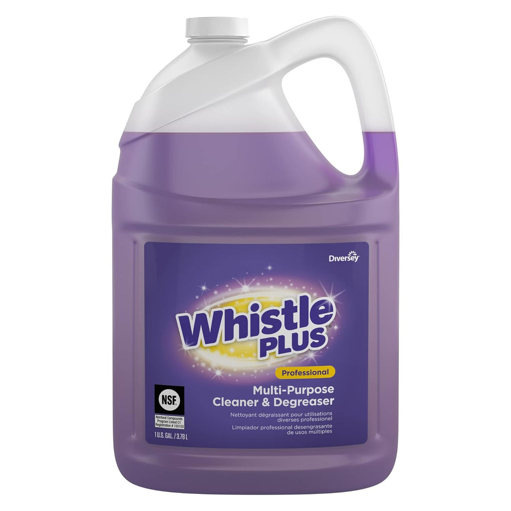 Diversey CBD540588 Whistle Plus Professional Multi Purpose Cleaner & Degreaser, Heavy Duty Stain Remover with Citrus Scent, Ready-to-Use Refill, 1-Gallon (Pack of 2)
