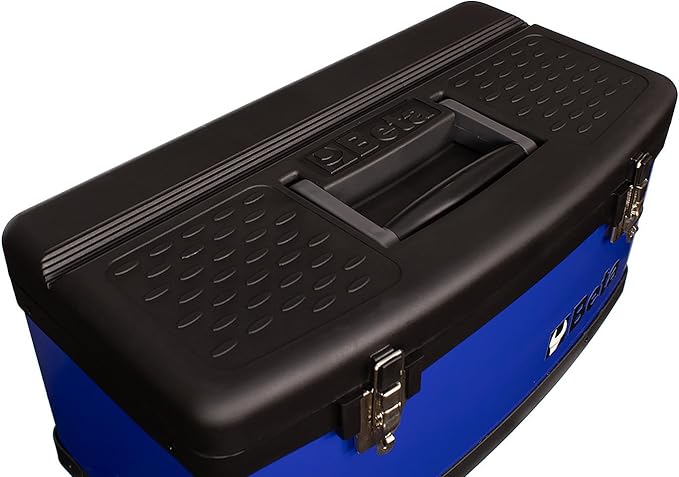 Beta C41H Two-Module Rolling Metal Tool Chest, Detachable Metal Tool Box, Telescopic Handles, Blue