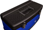 Beta C41H Two-Module Rolling Metal Tool Chest, Detachable Metal Tool Box, Telescopic Handles, Blue