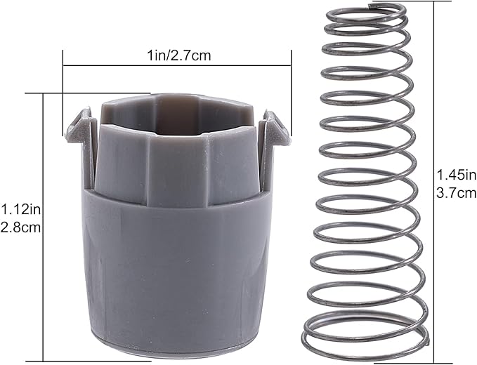 AGM73610701 Magnetic Washer Door Plunger & Spring Kit (2-Pack) - LG/Kenmore Compatible Replacement Parts