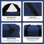 Small Tool Bag,Close Top Wide Mouth Tool Organizer Bag,Large Capacity Tool Bags for Men,Canvas Tool Storage Bag for Storage Handbag for Screwdrivers,Wrench,Pliers Hand Tools (Royal Blue, 14 Inch)