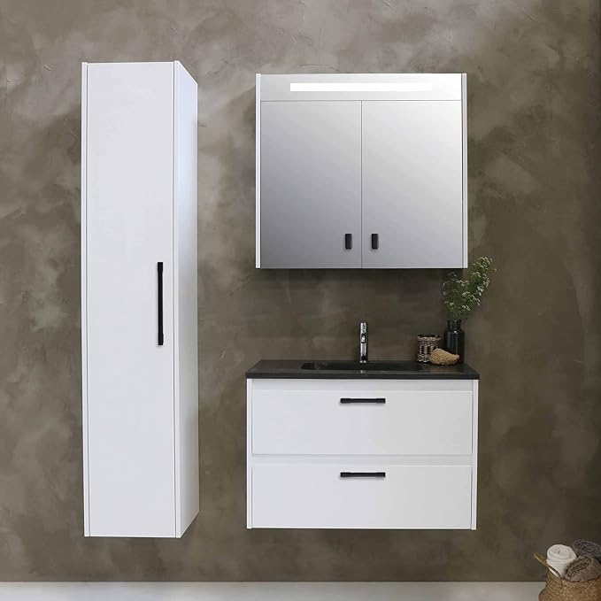 COTYKILEY 10 Pack 3.75 Inch(96mm) Matte Black Cabinet Handles Black Kitchen Cabinet Pulls Cabinet Door Handles Kitchen Cabinet Hardware