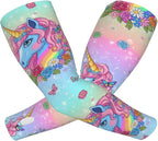 Men Women Anti-Slip Cooling Arm Sleeves Comfortable Sunshade for Summer Sports