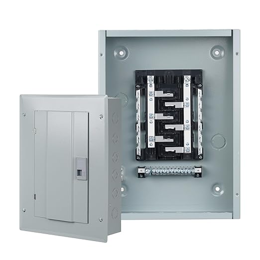 THQL Circuit Breaker Panels, 12-Space, 125A Circuit Breaker Distribution Box, 120V/240V Circuit Breaker Electrical Enclosure,Indoor Main Lug Load Center