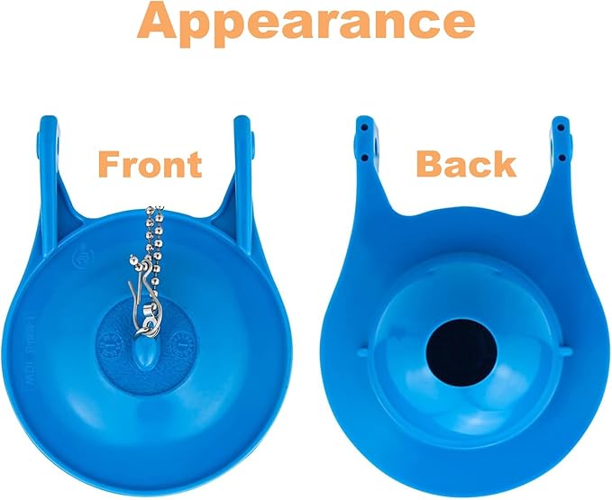 Gerber Toilet Flapper Replacement, 4-Pack 3 inch Toilet Stopper Kit for Gerber 99-788 Fits 3 inch Toilet Flush Valve, Water Saving, Easy to Install