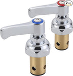 Hot and Cold Side Handle Stem Assembly for T&S Brass Eterna Spindle Assembly, Replace 002713-40 & 002714-40 Fits for All T&S Faucets Valve Replacement Part