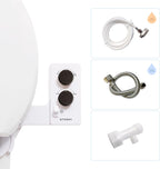 TUSHY 3.0 Spa Cool to Warm Water Bidet Attachment. Easy Universal Toilet Seat Install, Requires Sink Connection for Temperature Control. Fresh Self-Cleaning Clean Water, Gunmetal