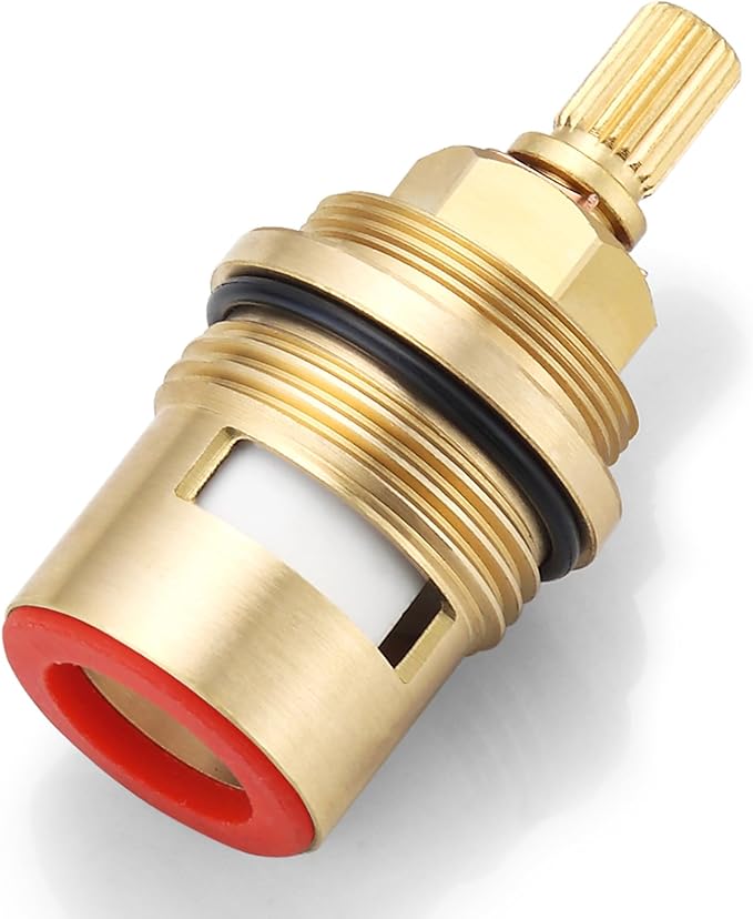 Faucet Cartridge Replacement for Kohler 1000188, Used in Deck Faucets with 3/4 inch Valves, Hot Ceramic Valve Faucet Replacement Parts (Hot 1000188)