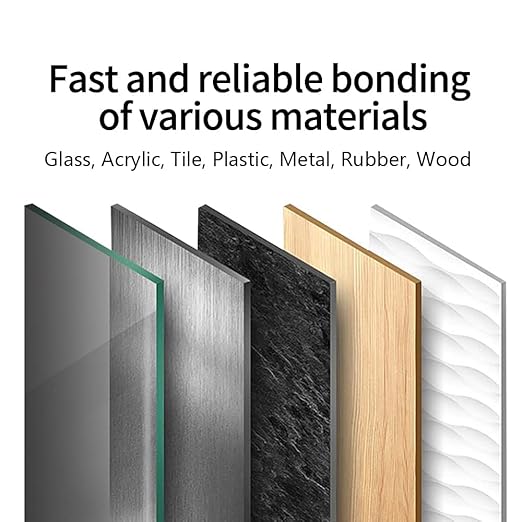 20g Glass Glue, Acrylic Adhesive,Used for Repairing and bonding Between Glass, Acrylic and Other Materials. Instant Super Glue for Glasses,Glass Products,Acrylic Products-Clear