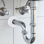 4Pcs Round Wall Plumbing Cover Plates, 29mm Buckle Design Split Flange Escutcheon Plate, Self-Adhesive Round Escutcheon Plumbing Cover Plates for Faucet Bathroom Kitchen Toilet