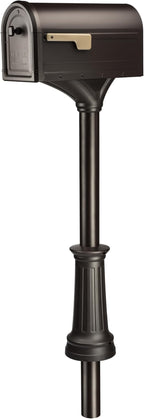 Architectural Mailboxes 7980RZ Roxbury Kit Mailbox, Rubbed Bronze