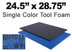 5S LEAN TOOL BOX FOAM ORGANIZERS 1/2 INCH THICK (1 PIECE) (24.50"x28.75", Black)