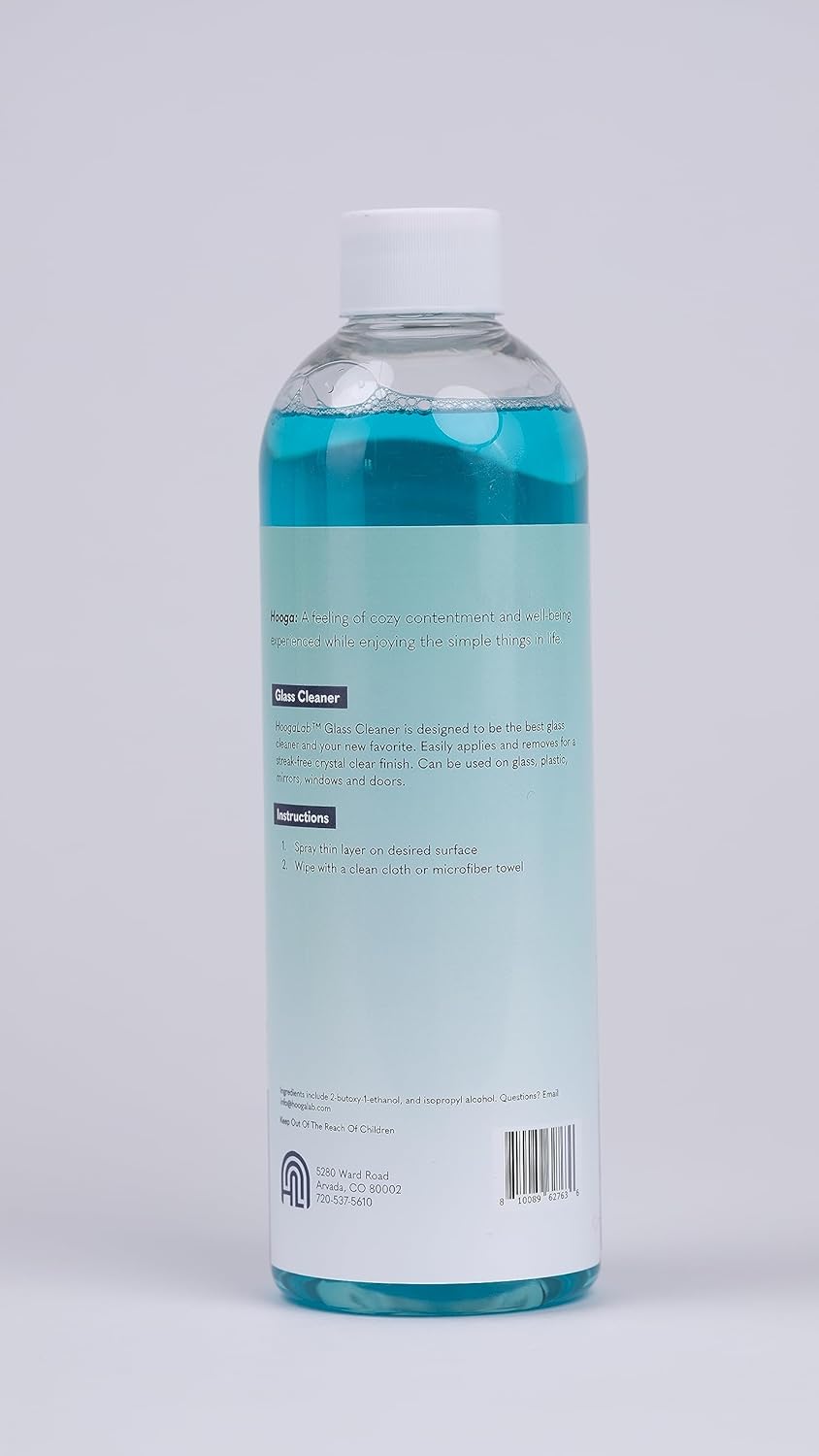 16oz Glass Cleaner - No Streak, All Shine! Achieve a Crystal Clear Shine on All of Your Glass Surfaces | Elimate Fingerprints, Smudges, Water Spots, and More! (2 pack)