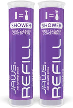 JAWS Daily Shower Cleaner Refill Pack. Includes 2 Refill Pods. Refillable Cleaning Supplies.