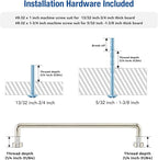JOY DECOR Cabinet Pulls – 6-1/4 Inch Hole Center, Brushed Nickel, 2 Pack, Zinc Alloy Cabinet Handles for Drawers & Cupboard – Vintage Style Hardware for Kitchen, Bathroom, Dresser, Furniture Makeover