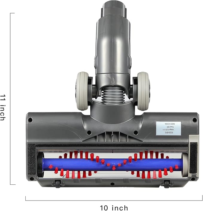Upgraded Hardwood Floor Vacuum Attachments with Headlights for Dyson V6 DC59 DC61 DC74 , Replacement Parts Motorhead,Soft Roller &PP Bristle Motorized Brush Accessories for Tile,Carpet,Rug Cleaning.