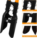 VNIMTI Post Hole Digger Tool, Heavy Duty Post Hole Digger with Fiberglass Handle, 58 Inches
