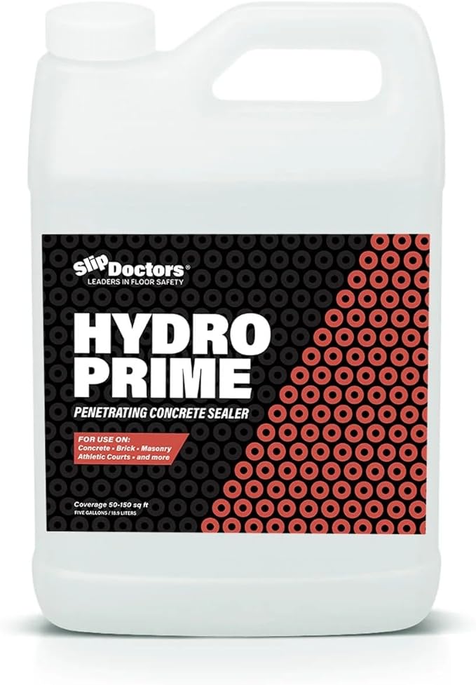 Hydro Prime - Moisture Barrier and Penetrating Sealer for Concrete & Masonry Floors - Primer for Long-Lasting Paint & Coating Protection (1 Gallon)