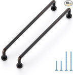 JOY DECOR Cabinet Pulls – 7-1/2 Inch Hole Center, Oil Rubbed Bronze, 10 Pack, Zinc Alloy Cabinet Handles for Drawers & Cupboard – Vintage Style Hardware for Kitchen, Bathroom, Dresser