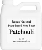 Plant-Based Floor Cleaner Mop Soap – 32 oz | Streak-Free, Highly Scented, Concentrated Mop Solution for Tile, Vinyl, Hardwood & Sealed Floors | Non-Toxic, Eco-Friendly (Patchouli)