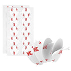 3M Round Double Sided Adhesive 1" Diameter 20 PCS, Heavy Duty VHB Mounting Foam Tape, Strong Adhesive Dots Waterproof White 4930 for Car Home Office Decor, 0.025in Thick