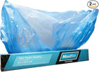 MAXIFILM 20ft x 250ft Roll of Blue Overspray Paintable Masking Plastic Sheeting -8 Micron, 0.3 Mil, Protective Masking Film Cover, Auto Painting, Cover Cloth Home Walls Furniture (2, 20ft x 250ft)