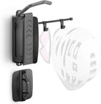 monTEK Swivel Bike Wall Mount, Bike Hangers for Garage, Bike Wall Mount with Two Extra Storage Hooks, Bike Hanger Wall Mount for Space Saving, Bike Rack Garage Holds Up to 77 lbs