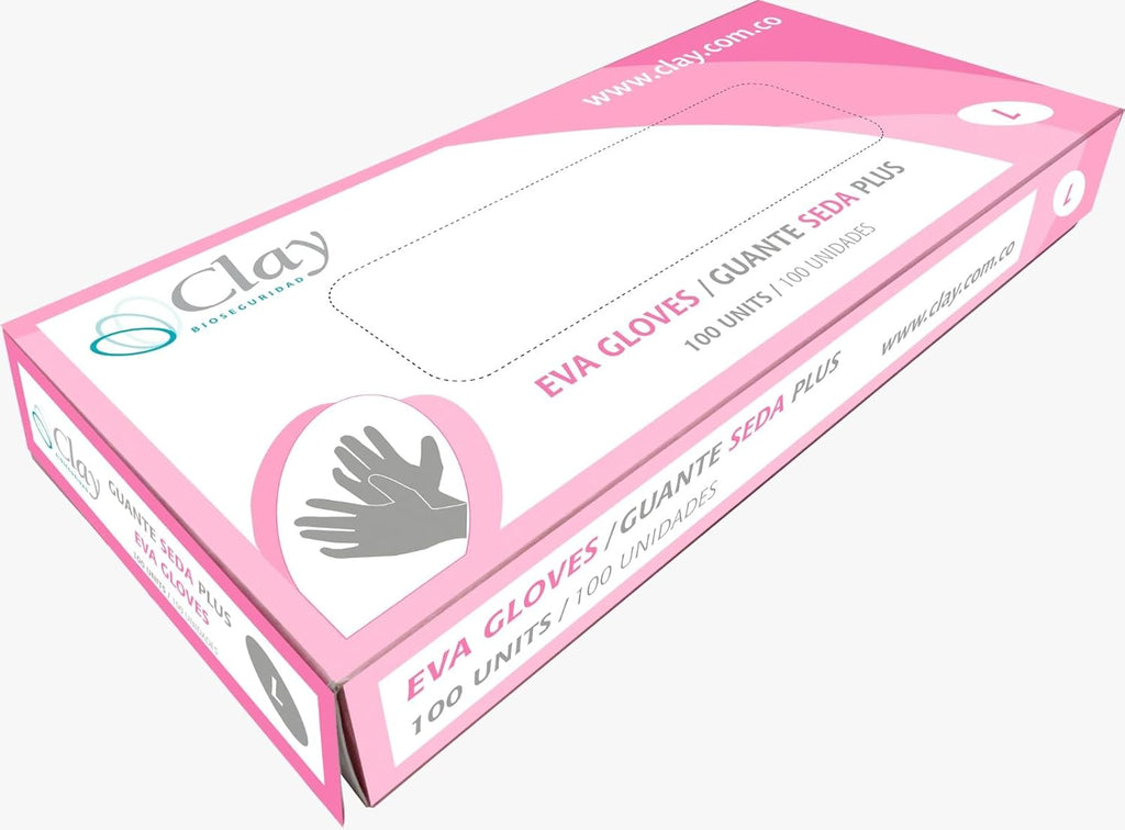 CLAY Eva Gloves, Disposable & Versatile Protective Gear Ideal for Industrial, Food Handling, Beauty Uses & More