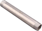 1" X 1" NPT Male Nipple Stainless Steel 304 Cast Pipe Coupling fitting 8" Length