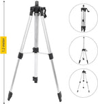 Laser Level with Tripod, 4 x 360 Self Leveling Laser Measuring Tool Green 16 Line Level Laser 360 Self Leveling for Construction, Home Renovation, Picture Hanging