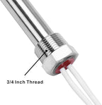 DERNORD Immersion Cartridge Heater 240V 1000W Hot Rod Heating Element Replacement 3/4 Inch Thread