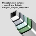 JOOM 4 Legs Single Layer Clothes Drying Rack, Garment Rack Portable and Foldable Space Saving Laundry Drying Rack - Drying Rack Clothing Floor Folding Balcony Bedroom Household Aluminum