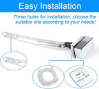 Toilet Flush Handle Replacement, Side Mount Toilet Tank Lever Fit for Kohler 85114-CP Trip Lever Kit, Polished Chrome