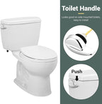 Toilet Flush Handle Replacement Side Mount Compatible with TOTO THU004 - CP Toilet Tank Flush, Replacement Kit Easy Install Toilet Repair
