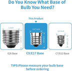 Meconard C9 Led Replacement Christmas Light Bulbs, C9 Shatterproof Led Bulbs for Christmas Indoor Outdoor String Lights, E17 Intermediate Base, Commercial Grade Holiday Bulbs, Blue, 25Pack