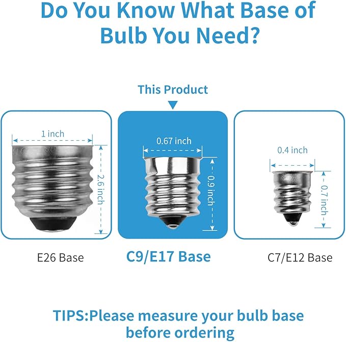 Meconard C9 Led Replacement Christmas Light Bulbs, C9 Shatterproof Led Bulbs for Christmas Indoor Outdoor String Lights, E17 Intermediate Base, Commercial Grade Holiday Bulbs, Cool White, 25Pack