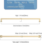 6 Pack 12.6 Inch Gold Cabinet Pulls - Long Kitchen Cabinet Handles