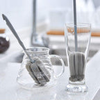 Brush Bottle 2 Pack 1 Long 1 Short Cleaning Brush Wine Glass Sponge 2 Pack Traceless Hook