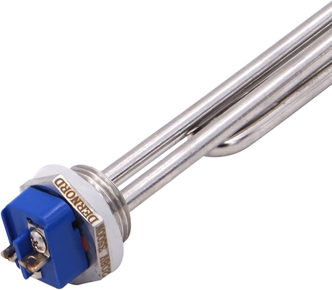 DERNORD 3500W 208V Screw-In Foldback Water Heater Element - Low Watt Density