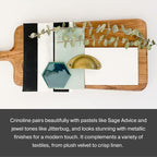 Country Chic All-in-One Chalk Paint for Furniture, Cabinets, Home Decor, Eco-Friendly, Matte Finish, Built-In Primer & Top Coat for Wood, Metal - Crinoline (Off White) - Pint 16 oz (475 ml)