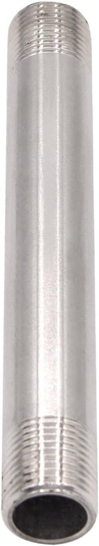 1/2" X 1/2“ NPT Male Nipple Stainless Steel 304 Cast Pipe Coupling fitting 6" Length