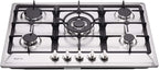 30 inch Gas Cooktops NG/LPG Sealed 5 Burners Gas Cooktop Drop-In Stainless Steel Gas Hob DK257-A02 Gas Cooktop