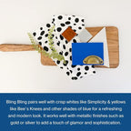 Country Chic All-in-One Chalk Paint for Furniture, Cabinets, Home Decor, Eco-Friendly, Matte Finish, Built-In Primer & Top Coat for Wood, Metal - Bling Bling (Royal Blue) - 4 oz (118 ml)