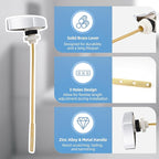 Hibbent 2 Pack Toilet Handle Replacement Compatible with TOTOTHU004-CP Trip Lvr for ST701, CST854, Side Mount Toilet Flush Handle, Tank Flush Lever, Chrome