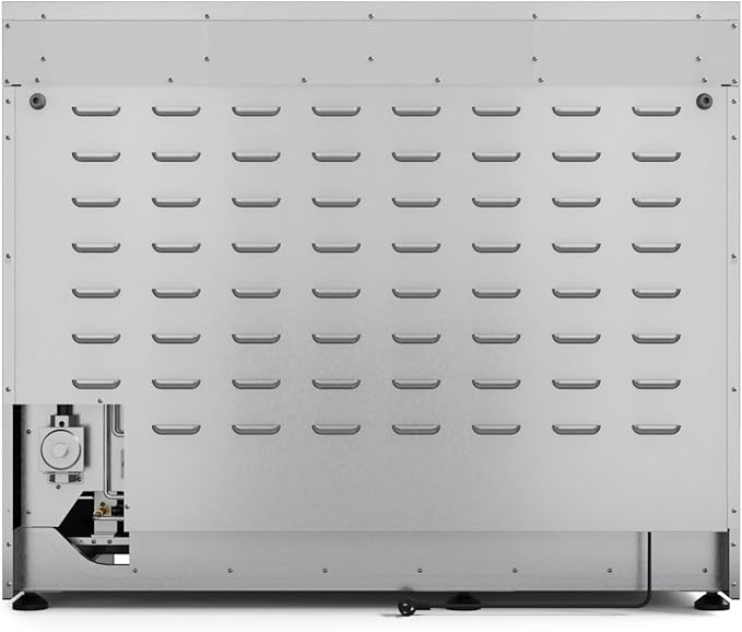 Gordon Ramsay by THOR Kitchen 48 Inch Professional Gas Range with Double Oven in Stainless Steel/Black