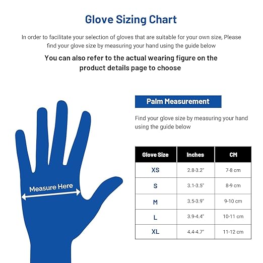 JMU 200 Count Nitrile Exam Gloves Small, 3.5 Mil Powder-Free Latex-Free Disposable Gloves for Medical, Cooking, Cleaning